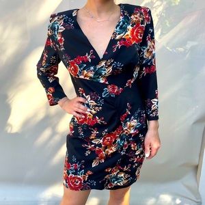 V-neck Floral Dress by Zara